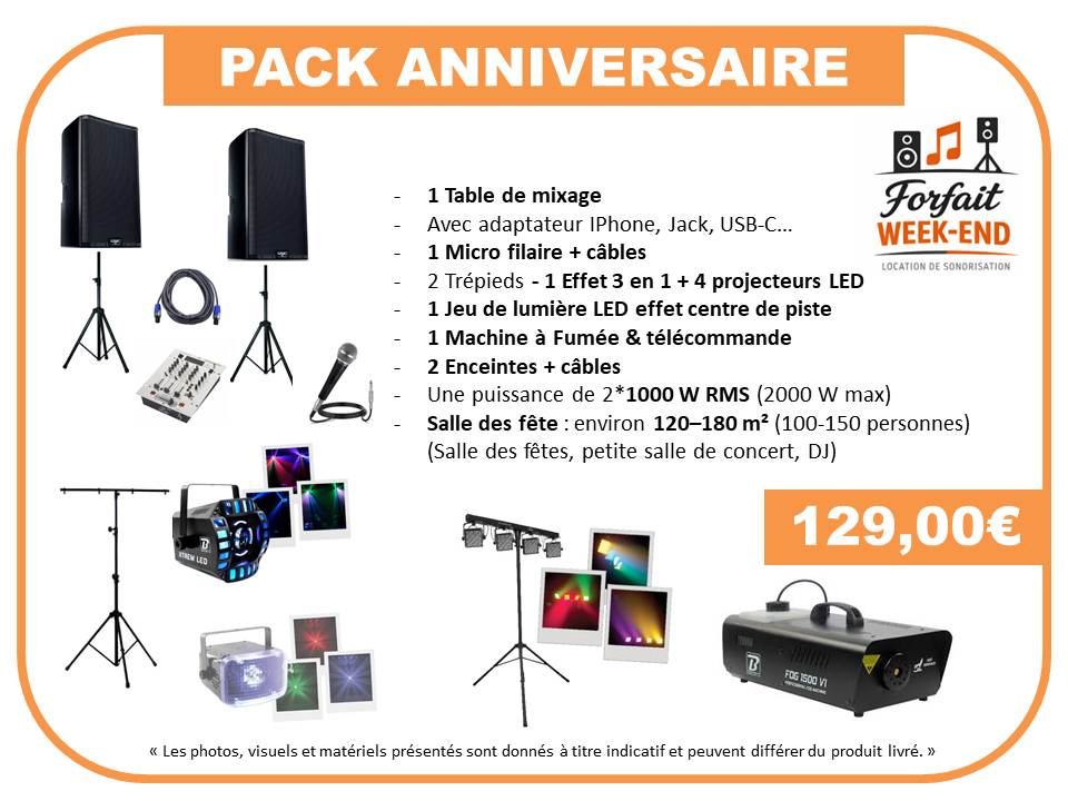 pack anniversaire