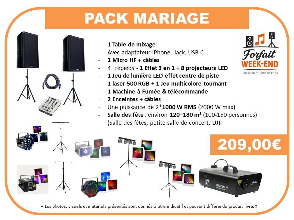 pack mariage